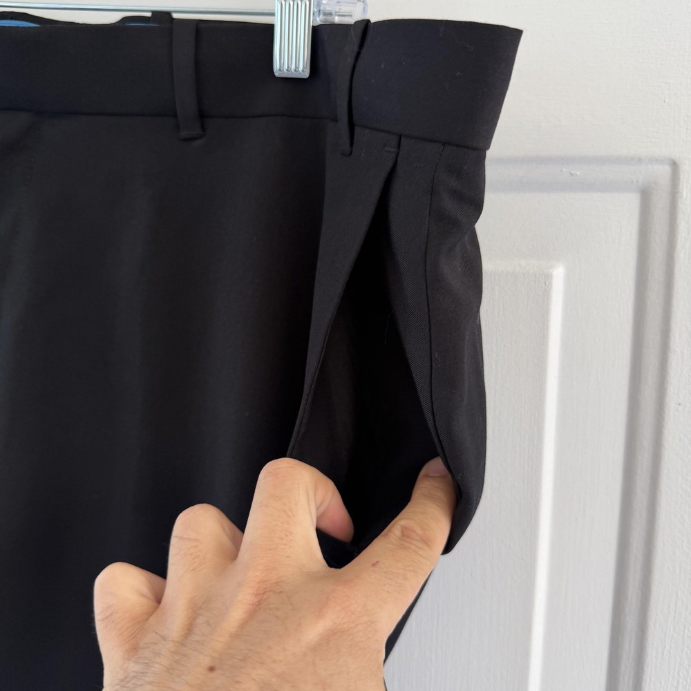 Axist Pants Mens 40x30 Black Ultra Series Straight Flat Front No Iron Dress NWT - Picture 6 of 16